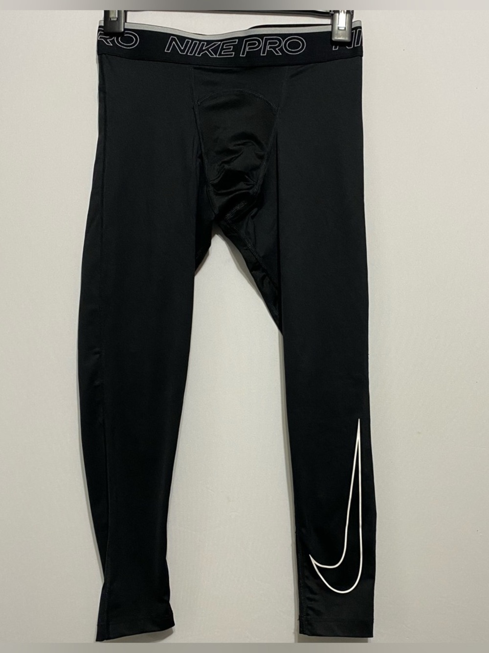Nike Pro Dri-Fit 3/4 Tight Compression Pants Black Small Training Running